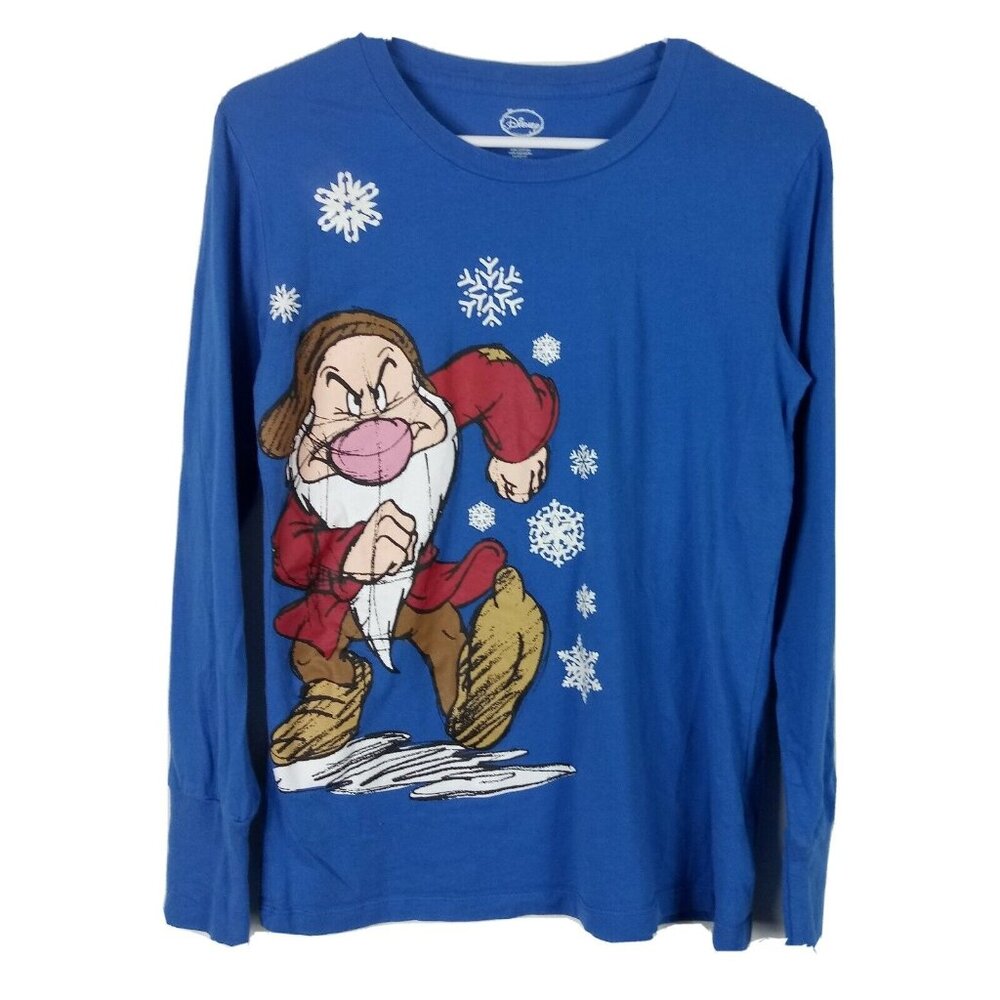 Vintage Disney Grumpy Dwarf Long Sleeve Sweatshirt L